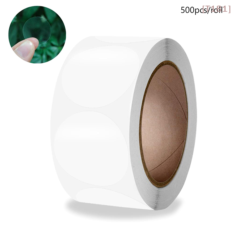 500 adet/rulo Yuvarlak Şeffaf  - Sticker Label Roll incelemesi ve fiyatı