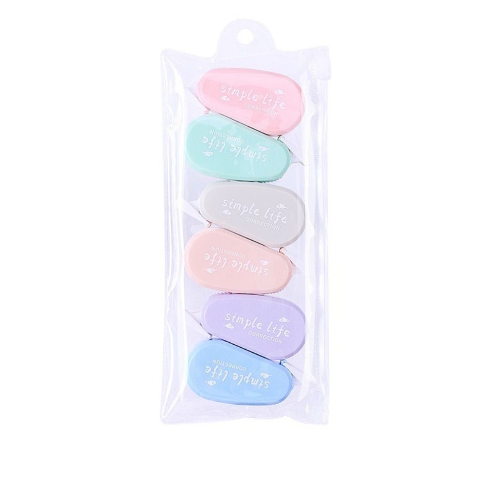 6 adet/takım sessiz düzeltme b - Correction Tape Roller incelemesi ve fiyatı